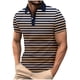 thumbnail image 1 of Mens Manga Corta Botón Abajo Camisas con Bolsillo Pulover Botón de Impresión de la Camisa de Solapa de Poliéster Cuello de Vuelta, Blusa Casual para Hombres, 1 of 5