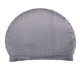 thumbnail image 3 of Gorro Natación Deportivo para Adultos Cubierta Gota Silicona Impermeable Plateado, 3 of 5