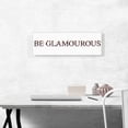 thumbnail image 2 of ARTCANVAS BE GLAMOUROUS Girls Room Decor Canvas Art Print - Size: 36" x 12" (0.75" Deep), 2 of 9