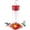 Clear, variant on Plastic Hummingbird Feeder, 2-Pack 14 OZ Ant & Bee Proof Hummingbird Feeders for Outdoors Hanging, Leak-Proof Nectar Feeders with 4 Feeding Ports and Perches, Gifts for Mom, Birdlovers