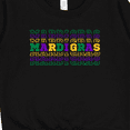 thumbnail image 3 of Inktastic Mardi Gras Mirror Words Toddler Sweatshirt, 3 of 4
