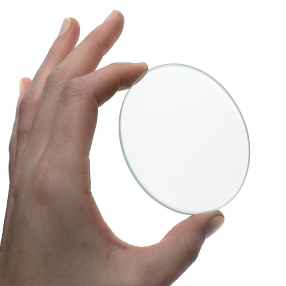 Double Convex Lens, 1000mm Focal Length, 3" (75mm) Diameter - Spherical, Optically Worked Glass Lens - Ground Edges, Polished - Great for Physics Classrooms - Eisco Labs