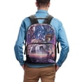 thumbnail image 6 of Mobile Suit Gundam Backpacks Lightweight Casual Bookbags Travel Daypack Bookbags for Camping Hiking, 6 of 8