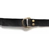 adams 1" football belt - black