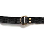 adams 1" football belt - black