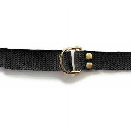 adams 1" football belt - black