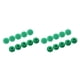 thumbnail image 2 of Greeniant 10 Uds. Tornillos hexagonales para bicicleta, tapas de rosca, Kit de pernos y tuercas resistentes al desgaste, componentes de ciclismo para M5,verde 2piezas Greeniant CBP213004, 2 of 5