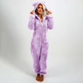 thumbnail image 2 of Pajamas for women set Polyester XXXXL 1 Piece Purple Lightweight Summer Pajamas and Fall pajamas, 2 of 6