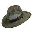 thumbnail image 1 of Sombrero Henschel para hombre, aplastable, de malla australiana, UPF 50, color oliva S, 1 of 8