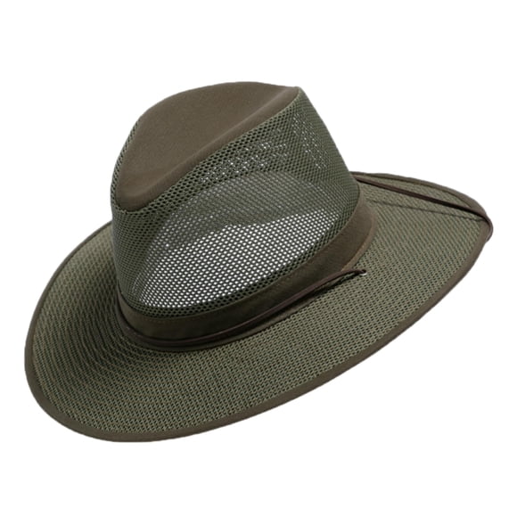 Sombrero Henschel para hombre, aplastable, de malla australiana, UPF 50, color oliva S