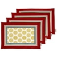 thumbnail image 1 of Vargottam Placemats- Placemat For Dining Table, Set Of 4- Printed & Reversible CottonNapkin-IndoorPlacematsFor Home & Kitchen Dining Table- Asian (Multicolor), 1 of 5