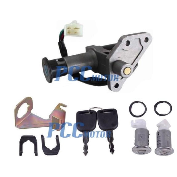 Ignition Key Switch 4 Wire 150cc GY6 Moped Scooter Bike Taotao Roketa KS09
