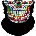 thumbnail image 1 of GFDYREE Motorcycle Face Mask Sun Dust Wind Protection Durable Tube Mask Seamless Skeleton Face Mask for Men Women, 1 of 7