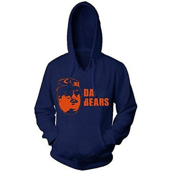 Da Bears Chicago SNL Navy Adult Hoodie Sweatshirt