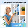 thumbnail image 3 of Heavy Duty Duster Refills for SwifferDuster, 30 Count Duster Refills with Handle & Extendable Handle*1 , Multisurface 360° Dusters with 4X Microfibers, 3 of 8