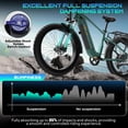 thumbnail image 5 of Movcan EB60 Electric Mountain Bike, Peak 2500W 35mph 48V 20.8Ah,26"x4" Fat Tire Ebike for Adults UL2849, 5 of 7