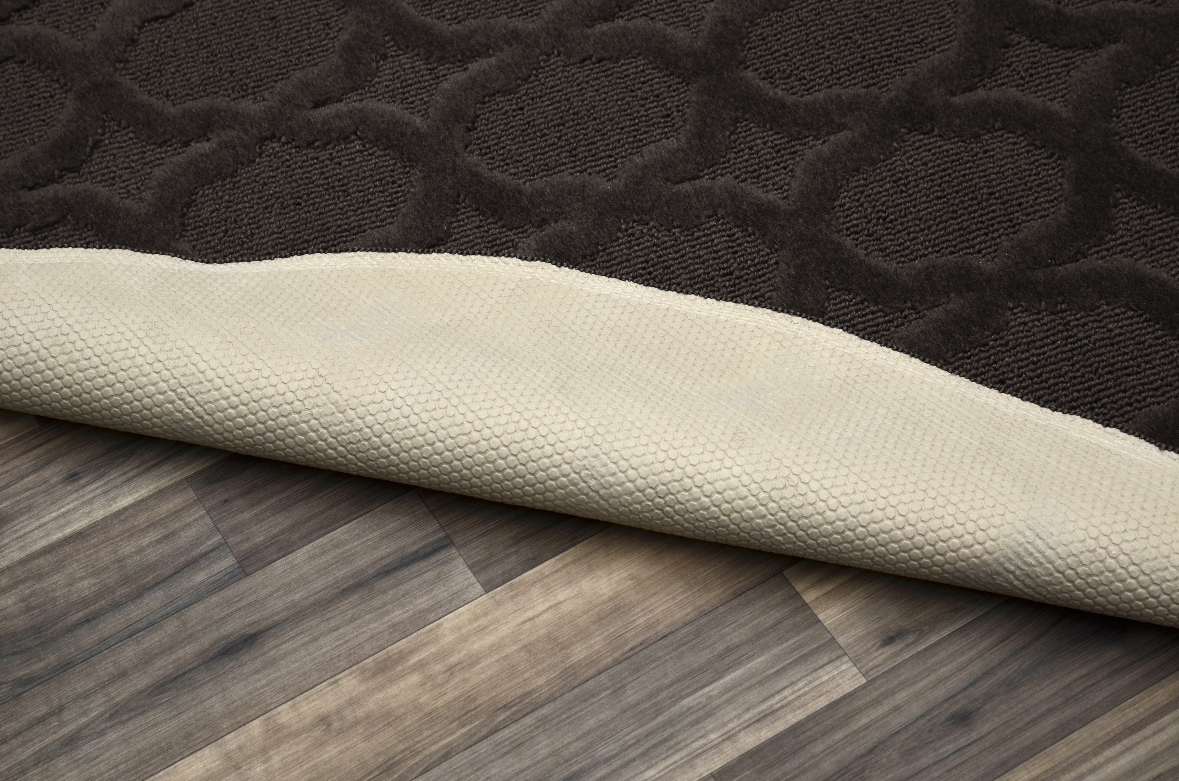 Garland Rug Sparta Mocha Round Indoor Area Rug, 5' x 5'