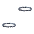 thumbnail image 4 of Minnieouse Pulseras de cuentas de piedra redonda natural Joyería resistente al desgaste Cuerda elástica de ojo de moda para fiesta Type11 NO11, 4 of 6