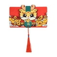 thumbnail image 3 of sobre rojo de año Nuevo Chino, bolsillos rojos plegables, paquetes rojos plegables chinos, regalos, deseos Hong Bao para la graduación del Festival 10 ranuras para tarjetas 130 cm, 3 of 9