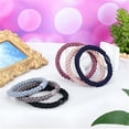 thumbnail image 7 of TUWAFE 2026 New 12 Pieces Hair Ties Braided Hair Bands Elastic Hair Ties Snap Hair Ties Yellow Accessories Teen Girl Stocking Stuffers Flexi Rods Pellizcos De Pelo Para Mujeres Messy Bun Scrunchie, 7 of 7