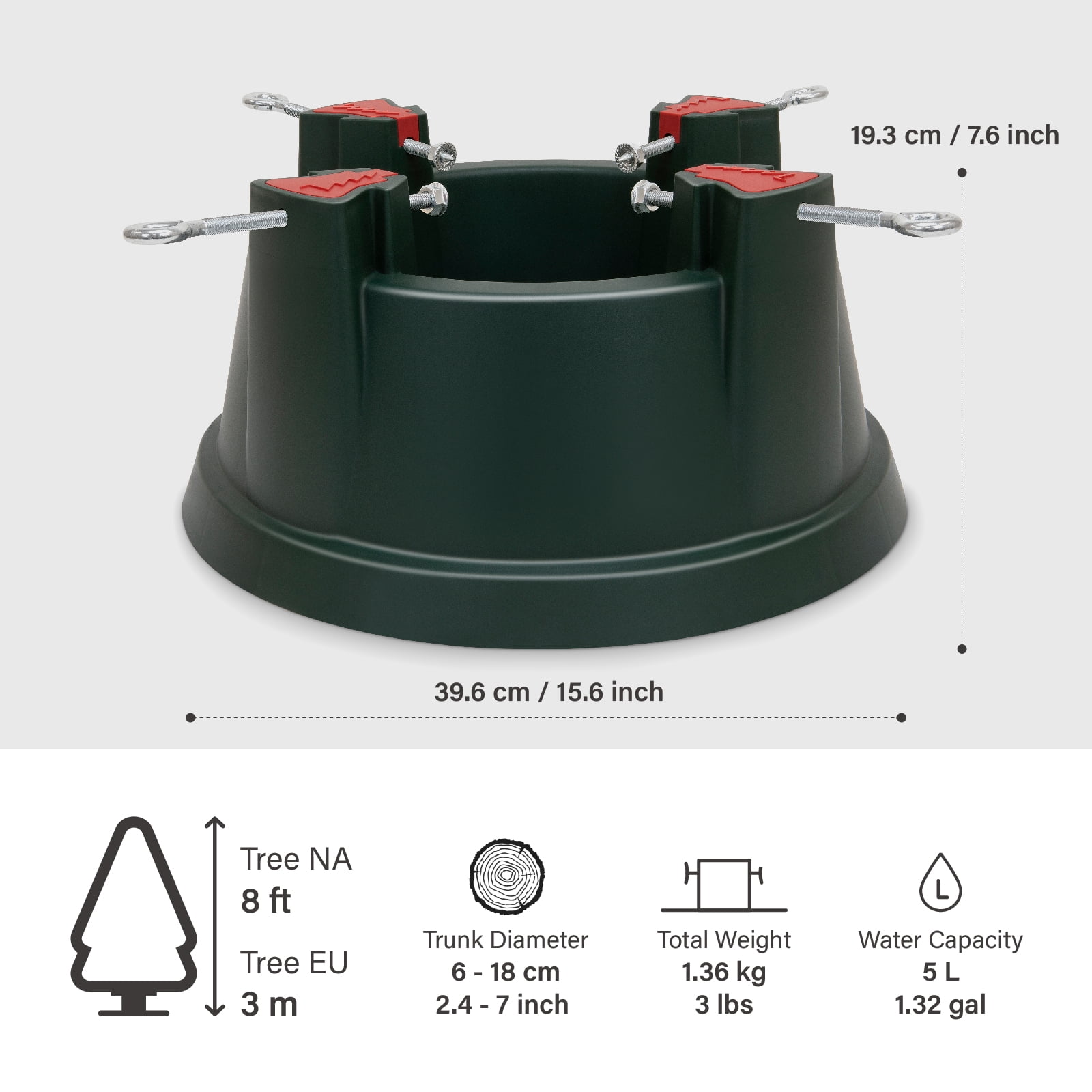 Buy Tree Nest Christmas Tree Stand Base Xmas Modern Plastic Holder