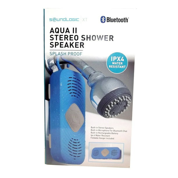 Sound Logic Aqua Resistant Stereo Shower Speaker - Walmart.com