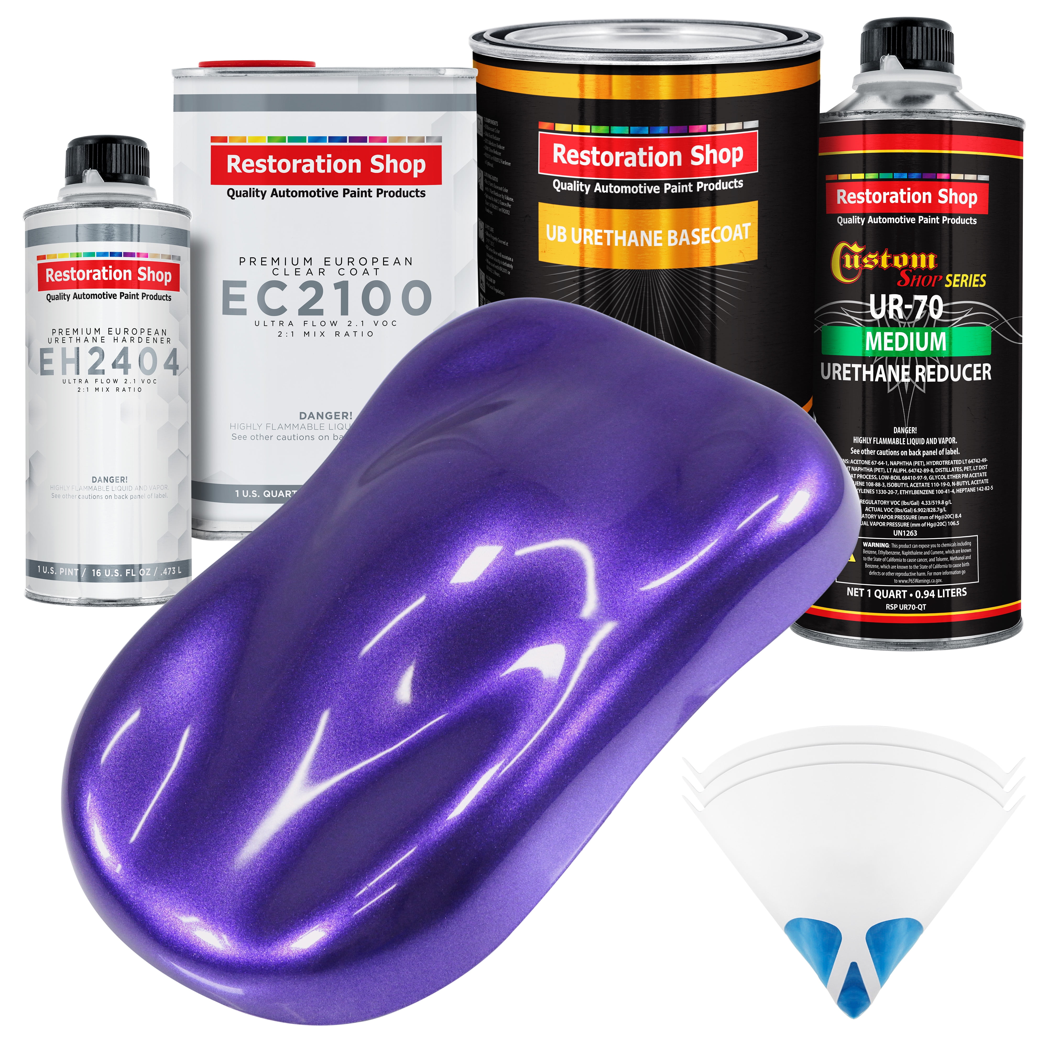 Restoration Shop Firemist Purple Urethane Basecoat with European