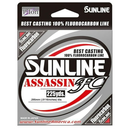 UPC: 0881879080214 | Sunline 63042306 Assassin Clear 225 yd 15 lb Fluorocarbon Line