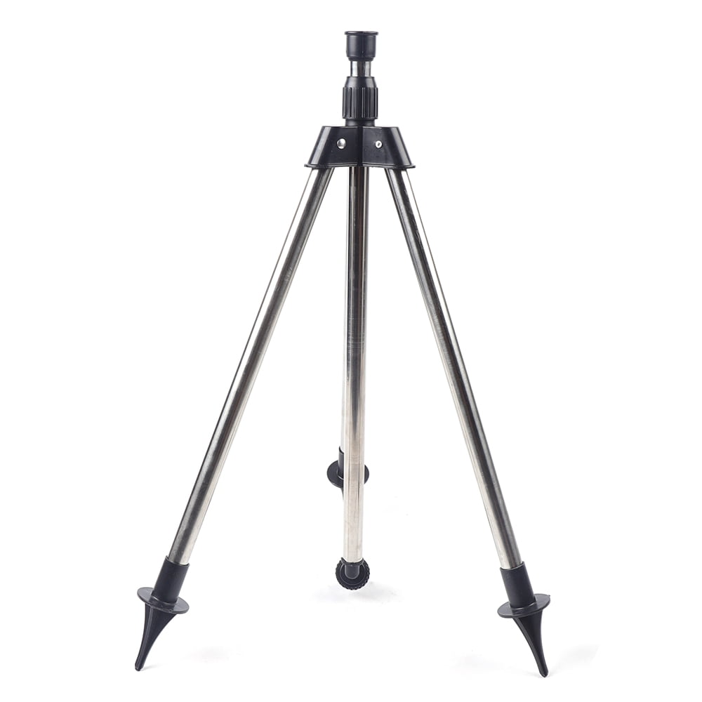 Lawn Impact Sprinkler on Tripod Base Stainless Steel Duty Farm Sprinkle Sturdy and Durable Suitable for Most Kinds of Garden Hoses.