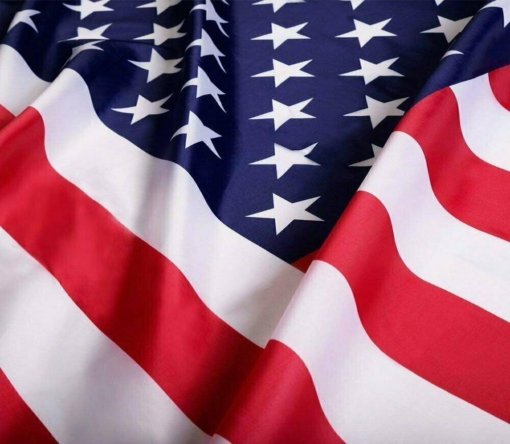 Stripes Brass Grommets USA 10Pcs 3x5FT US American Flag Stars 100D Oxford U.S.A 