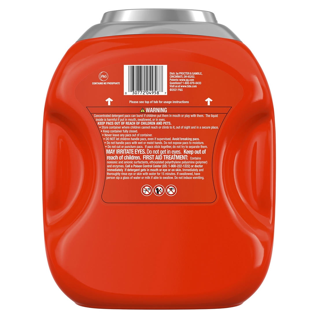 Tide PODS Hygienic Clean Heavy Duty Laundry Detergent Pacs, Original Scent, 72 ct.