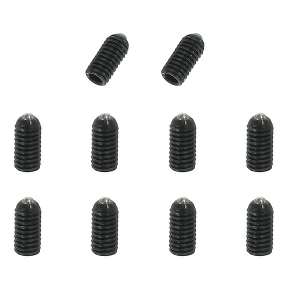 Uxcell Ball Point Set Screws, Carbon Steel Hex Socket Spring Plungers Grub Screw for Industrial Use M3x6mm