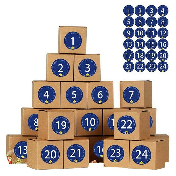 MINOCOOL Advent Calendar Box - Make Your Own Advent Calendars - 24 Advent  Gift Boxes - DIY Advent Calendar Fill Your Own Advent Calendars for  Christmas Decorations masterly - Walmart.com