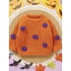 thumbnail image 2 of Suéter de punto para bebé niño niña niño Halloween calabaza cara jersey tejido cuello redondo suéteres otoño invierno ropa, 2 of 7