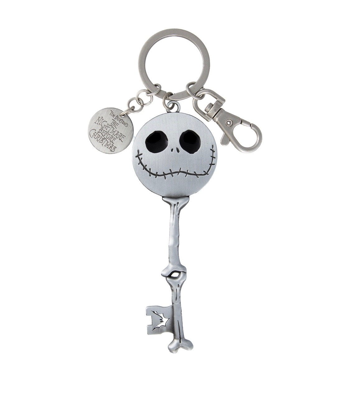 Disney Parks The Nightmare Before Christmas Jack Skellington with Charm Keychain 