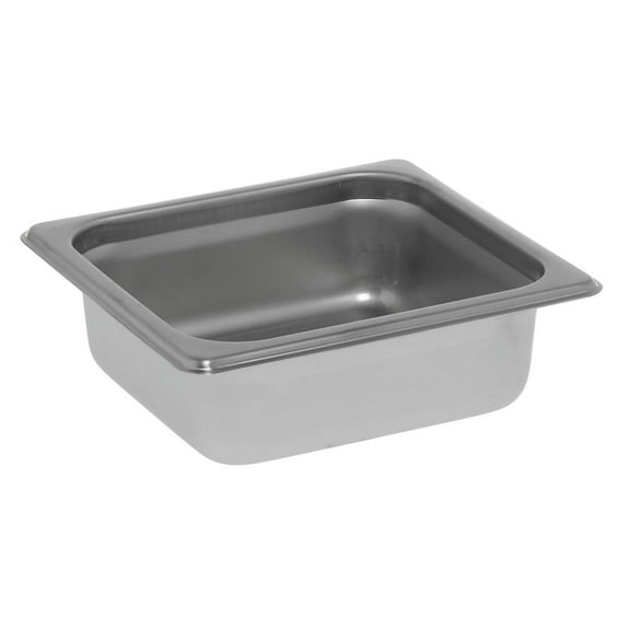 HUBERT® Steam Table Pan Hotel Pan 1/6 Size Stainless Steel - 2 1/2"D