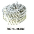thumbnail image 5 of findmall Siding Nails 1-1/4-Inch x .092-Inch 15-Degree Collated Wire Coil Full RoundHead Ring Shank Hot-Dipped Galvanized 3600 Count for Rough Nailing of Lathing and Sheathing Materials, 5 of 5