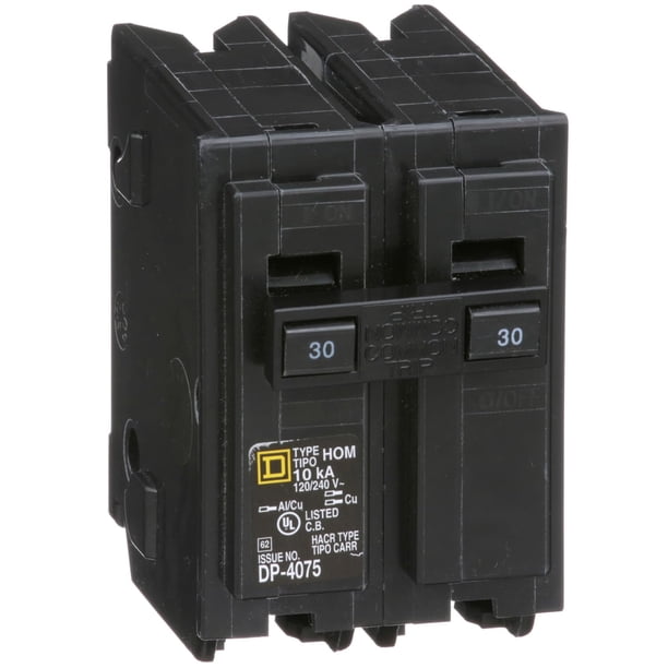 Disyuntor Schneider Electric Homeline 30A, 2 polos, 120/240 V