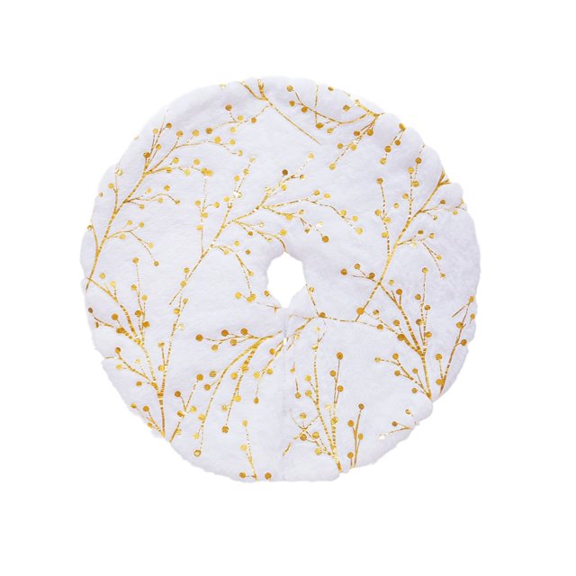 BotaniNest Mini Skirt Classic White Small Tabletop Festive Holiday Party For Xmas Events And Celebrations