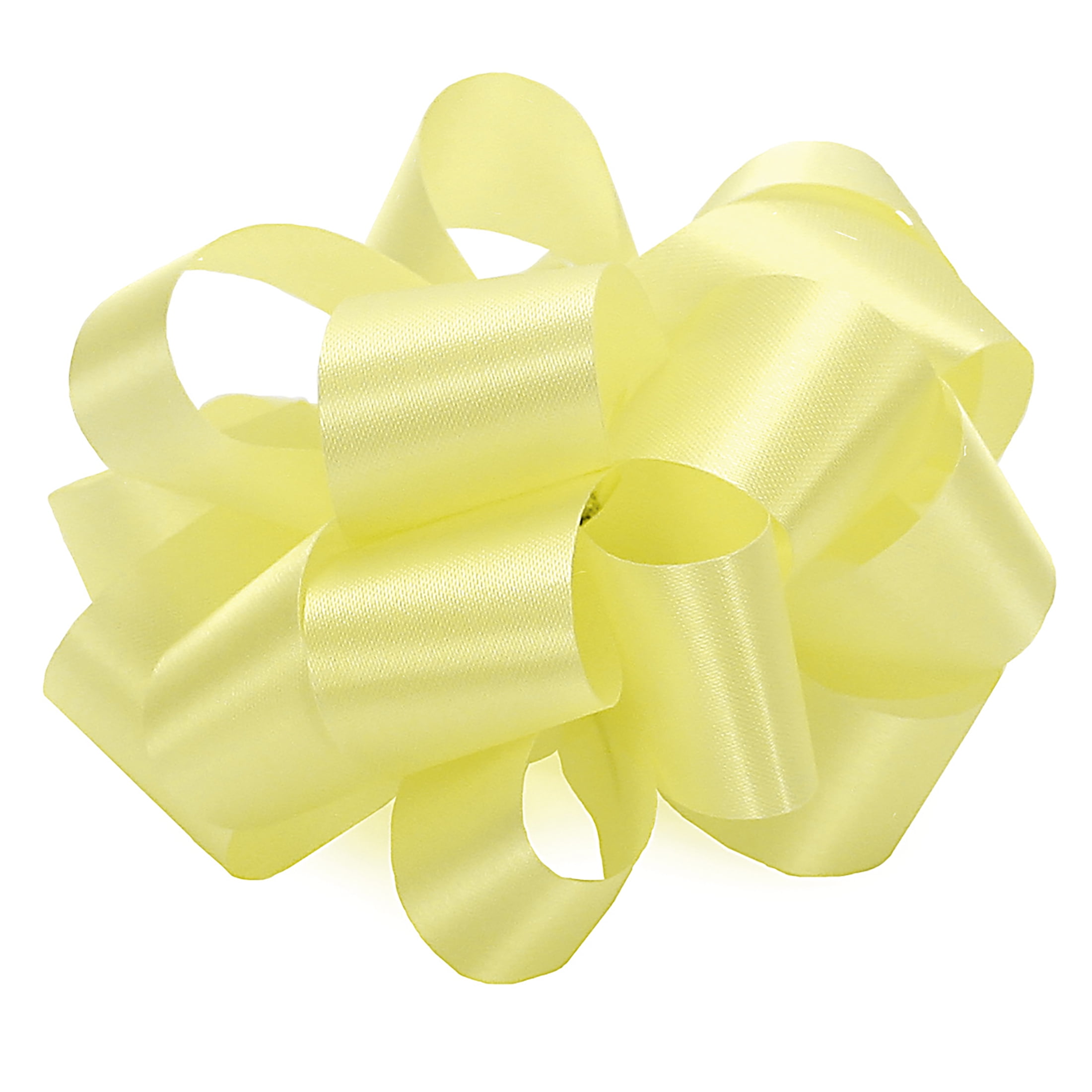 Offray Ribbon, Maize Yellow 1 1/2 inch Acetate Polyester Outdoor Ribbon for Floral Displays and Decorations, 21 feet, 1 Each