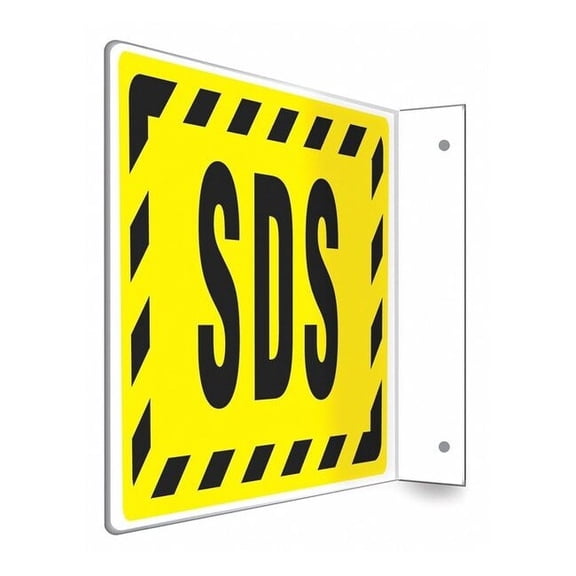 Safety Sign,8 inx12 in,PETG 480W94