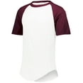 thumbnail image 1 of Baseball Short Sleeve Tee 2.0 Xl White/Maroon, 1 of 1