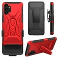 thumbnail image 6 of SPY CASE for Samsung Galaxy A13 5G/4G Case with Tempered Glass Screen Protector Hybrid Cover with Kickstand Phone Belt Clip Holster - Red, 6 of 8