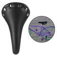 thumbnail image 4 of Sillín de Bicicleta Baoblaze Extra Comodidad Almohadilla Ancho Negro, 4 of 7