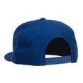 thumbnail image 3 of College Embroidered Cotton Snapback Cap - Royal OSFM, 3 of 5