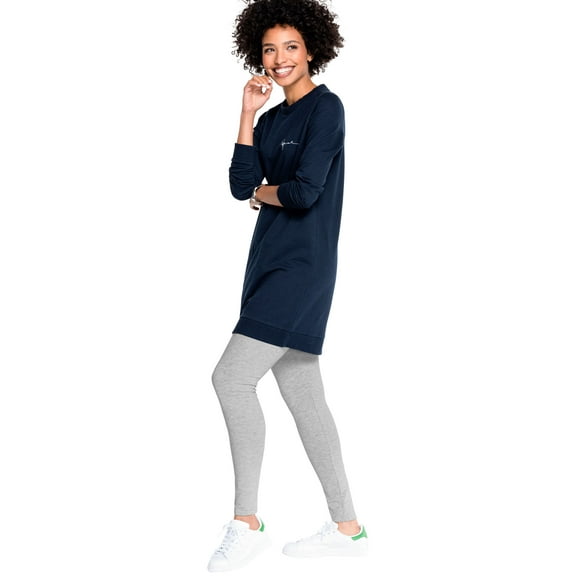 Ellos Plus Size Cotton Spandex Full Length Leggings