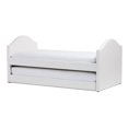 thumbnail image 1 of Alessia Lit de Jour en Similicuir Blanc, 1 of 7