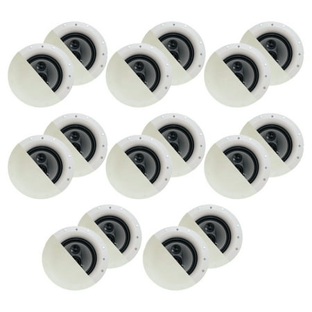 Acoustic Audio CSic84 Frameless In Ceiling 8 Speaker 8 Pair Pack 3 Way Home Theater Speakers - image 8