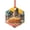 Hexagon, variant on Honeii Psychedelic Band Hotdog Art Print Christmas Tree Acrylic Ornament | Christmas Decoration, Living Room Bedroom Garden Seasonal Decor for Christmas Tree-Round Shape
