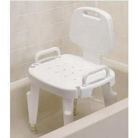 Maddak Adjustable Shower Seat with Arms and Back